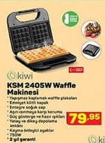 Kiwi KSM 2405W Waffle Makinesi