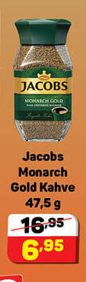 Jacobs Monarch Gold Kahve 47 5 G Indirimde Market